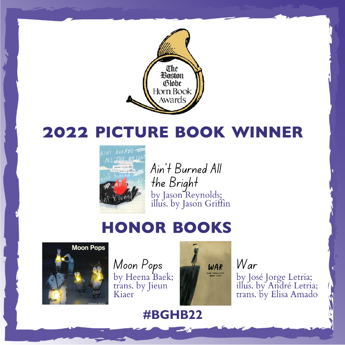 The Horn Book Reviews of the 2022 Boston GlobeHorn Book Picture Book