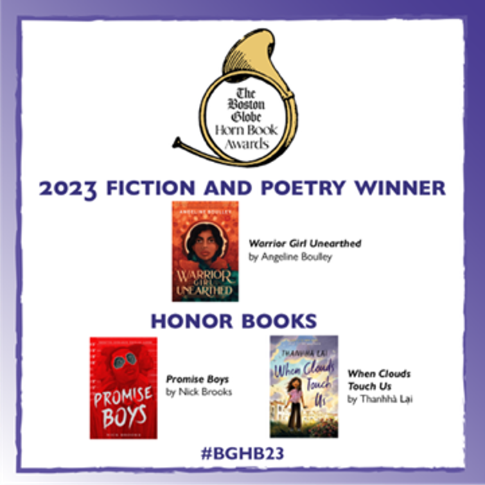 Reviews of the 2023 Boston Globe–Horn Book Fiction and Poetry Award Winner and Honor Books