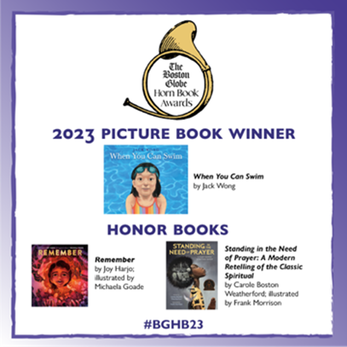 Reviews of the 2023 Boston Globe–Horn Book Picture Book Award Winner and Honor Books