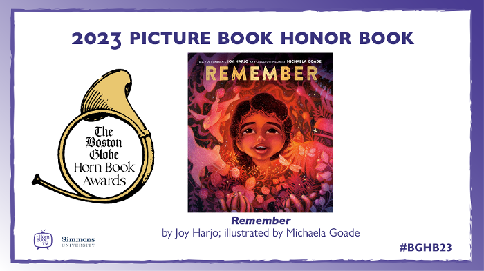 Remember: Joy Harjo's 2023 BGHB Picture Book Honor Speech