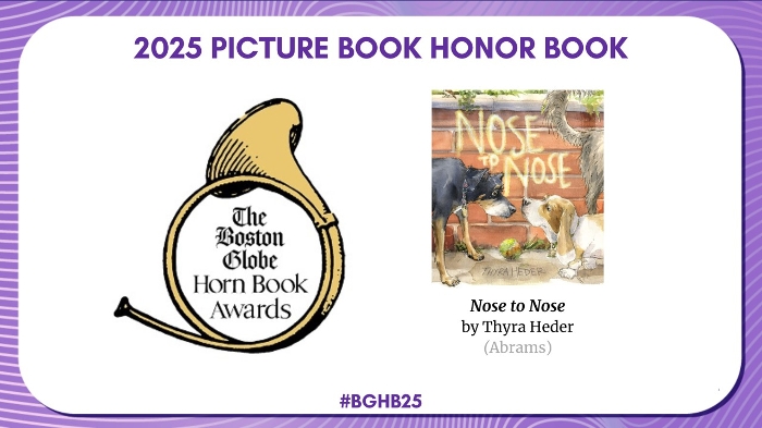 Nose to Nose: Thyra Heder’s 2025 BGHB Picture Book Honor Speech
