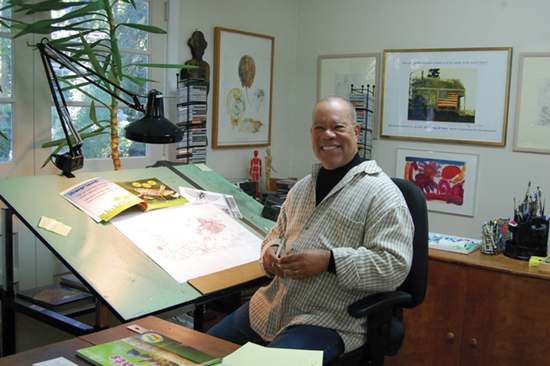 In the Studio with Jerry Pinkney