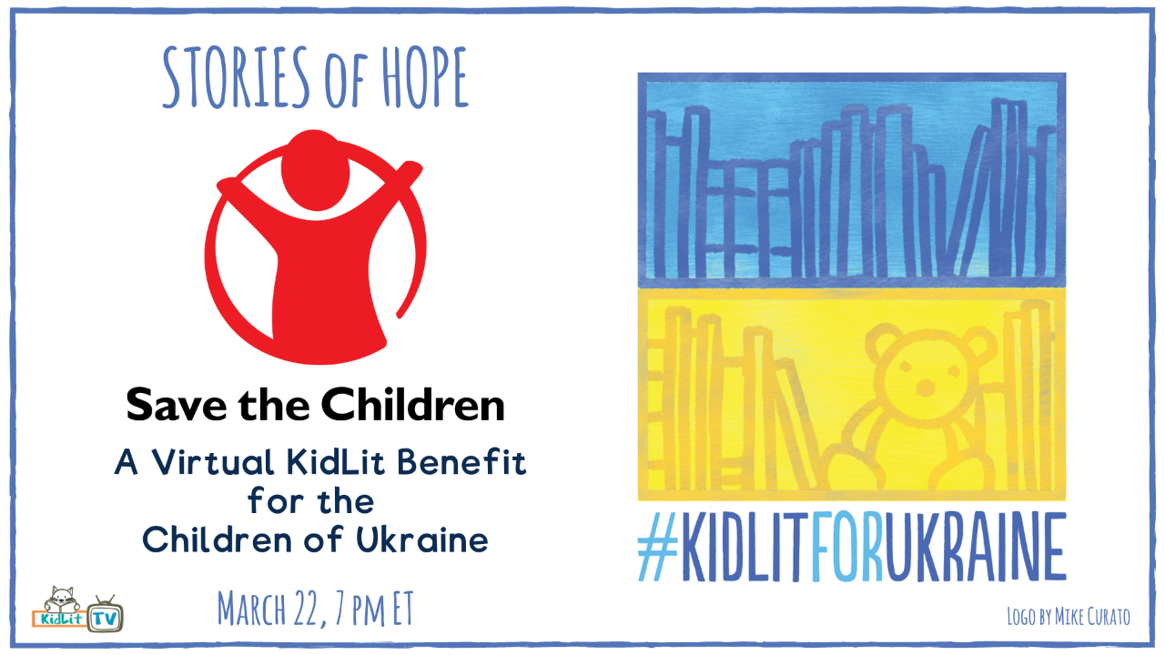 KidLit for Ukraine event tomorrow night + Simmons 